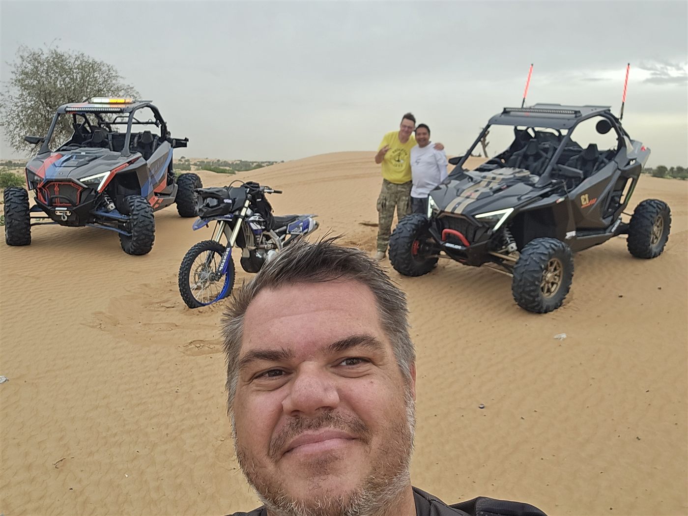The Western Auto and Marine team on a desert offroad trip in Ras Al Khaimah
