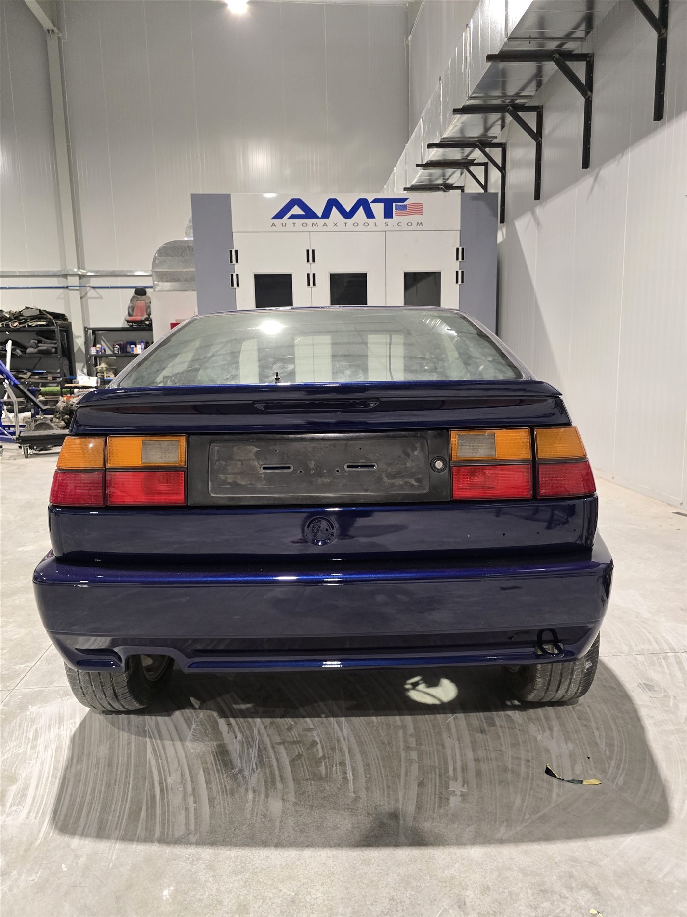 Volkswagen Corrado, rear view, freshly painted