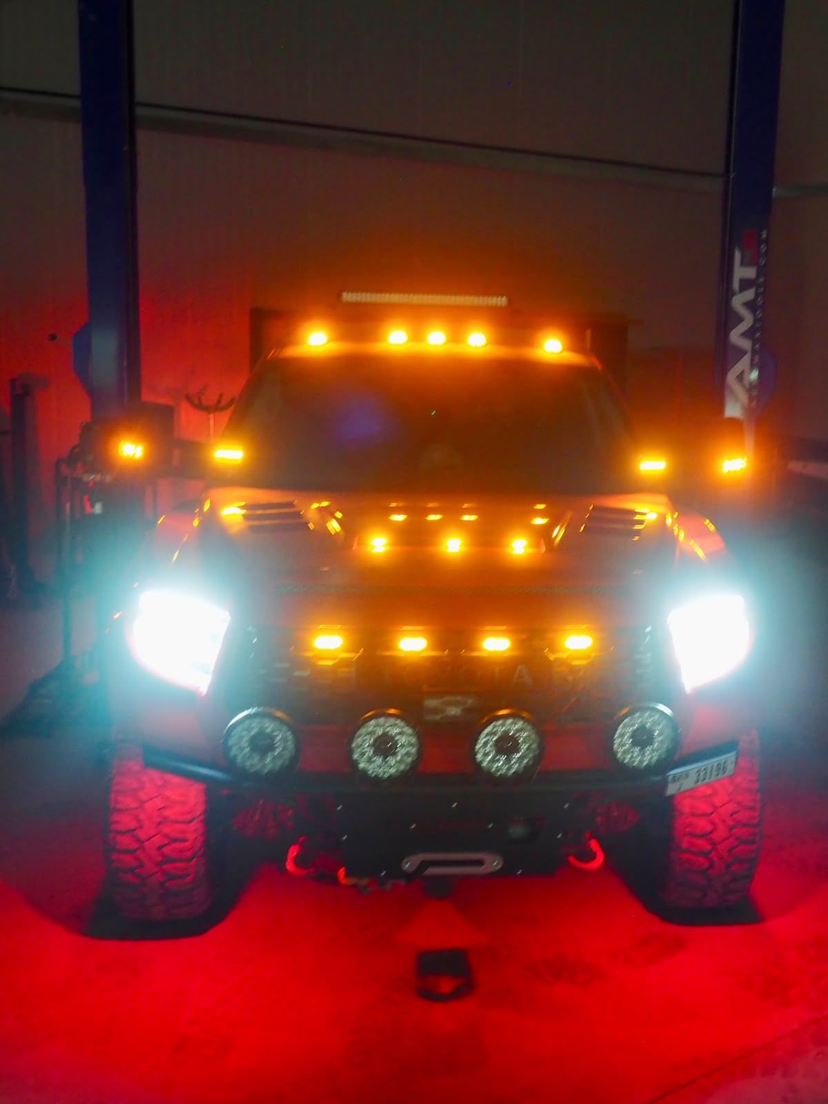 Toyota Tundra TRD Pro with auxiliary lighting installed